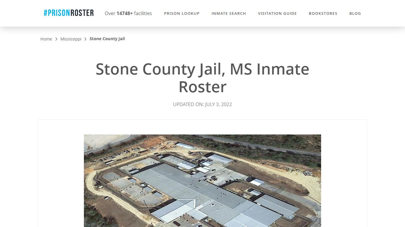Stone County Jail, MS Inmate Roster